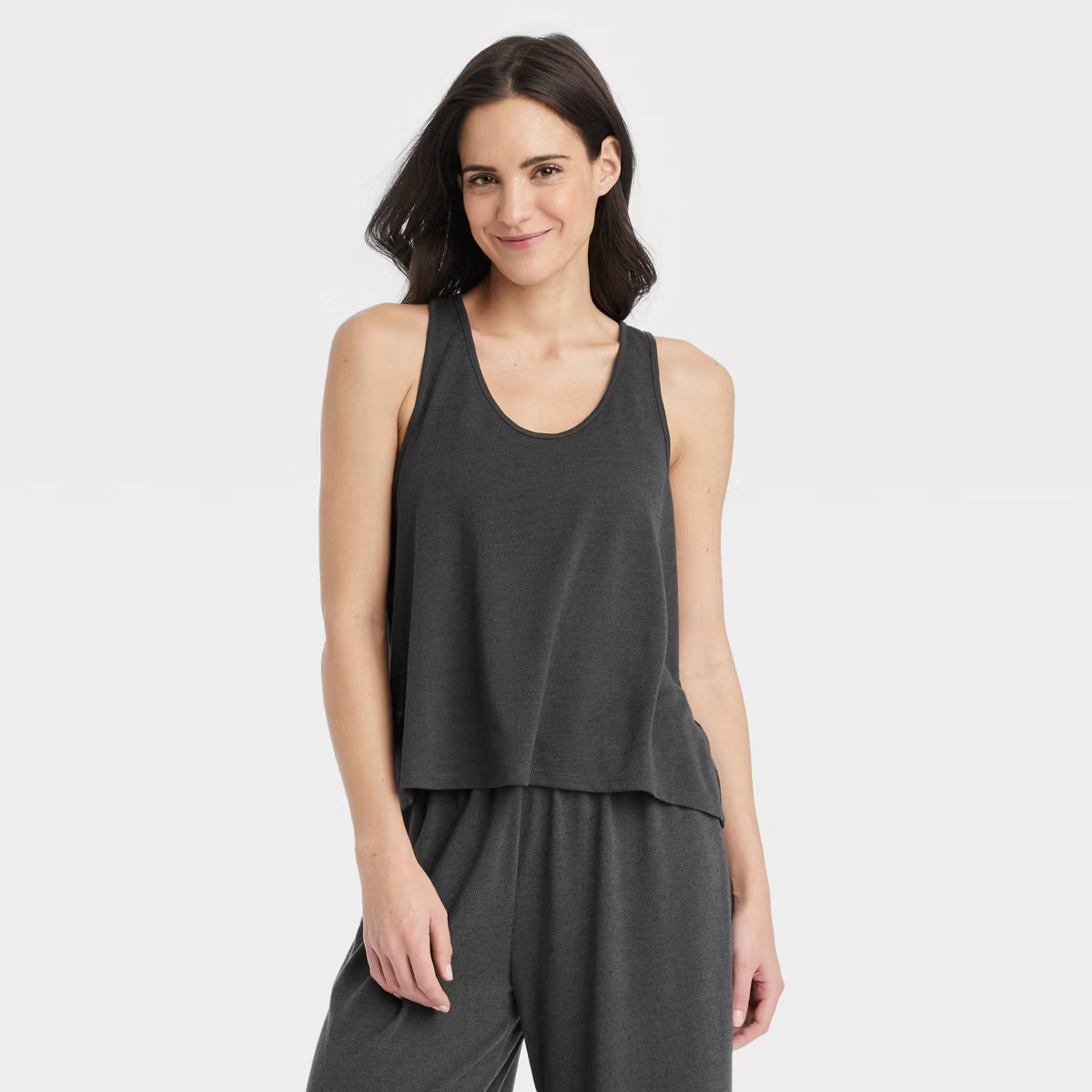 Women's Slub Knit Tank Top - Stars Above™ Gray S | Target