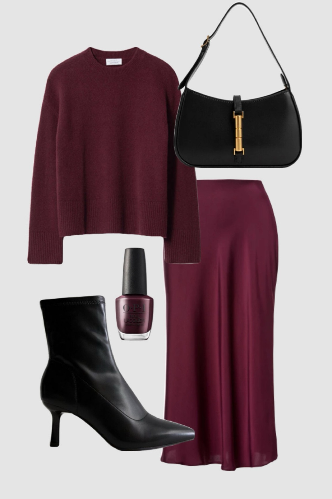 Get 15% off Charles & Keith with code - COMAMBW15-ISMQW9CEVA

21% off looks fantastic - LFSAJESSIEF

Autumn / fall date night evening outfit | burgundy satin skirt jumper & black heeled boots 

Get 15% off Orelia Jewellery with code - OLIST-W57F




• autumn outfits workwear transitional outfit night out outfit holiday outfit brunch outfit Christmas party outfit dinner outfit drinks outfit •

#LTKautumn #LTKuk #LTKpartywear