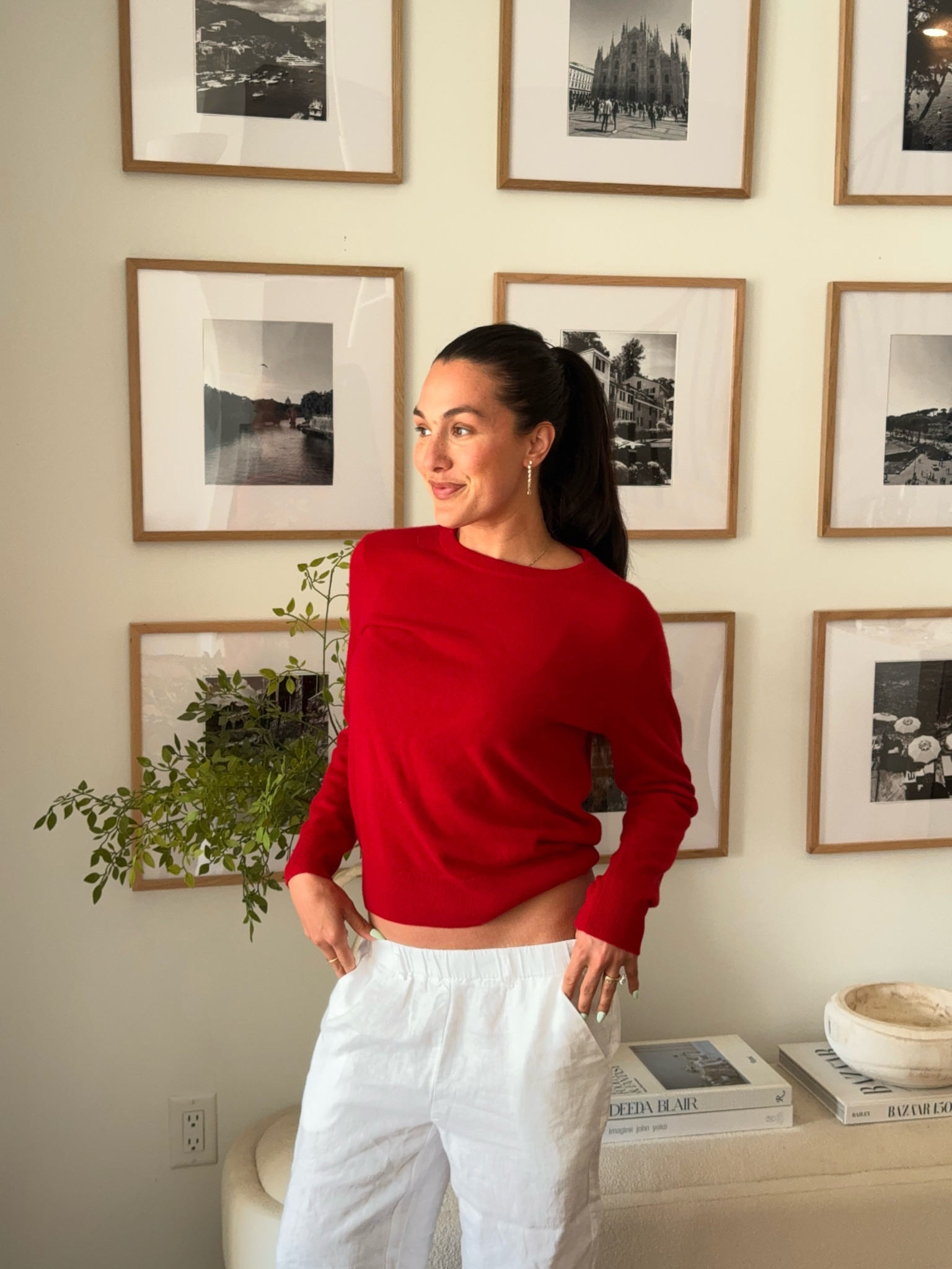 Loving this cashmere sweater from @quince! Quality is so so good!! #quincepartner