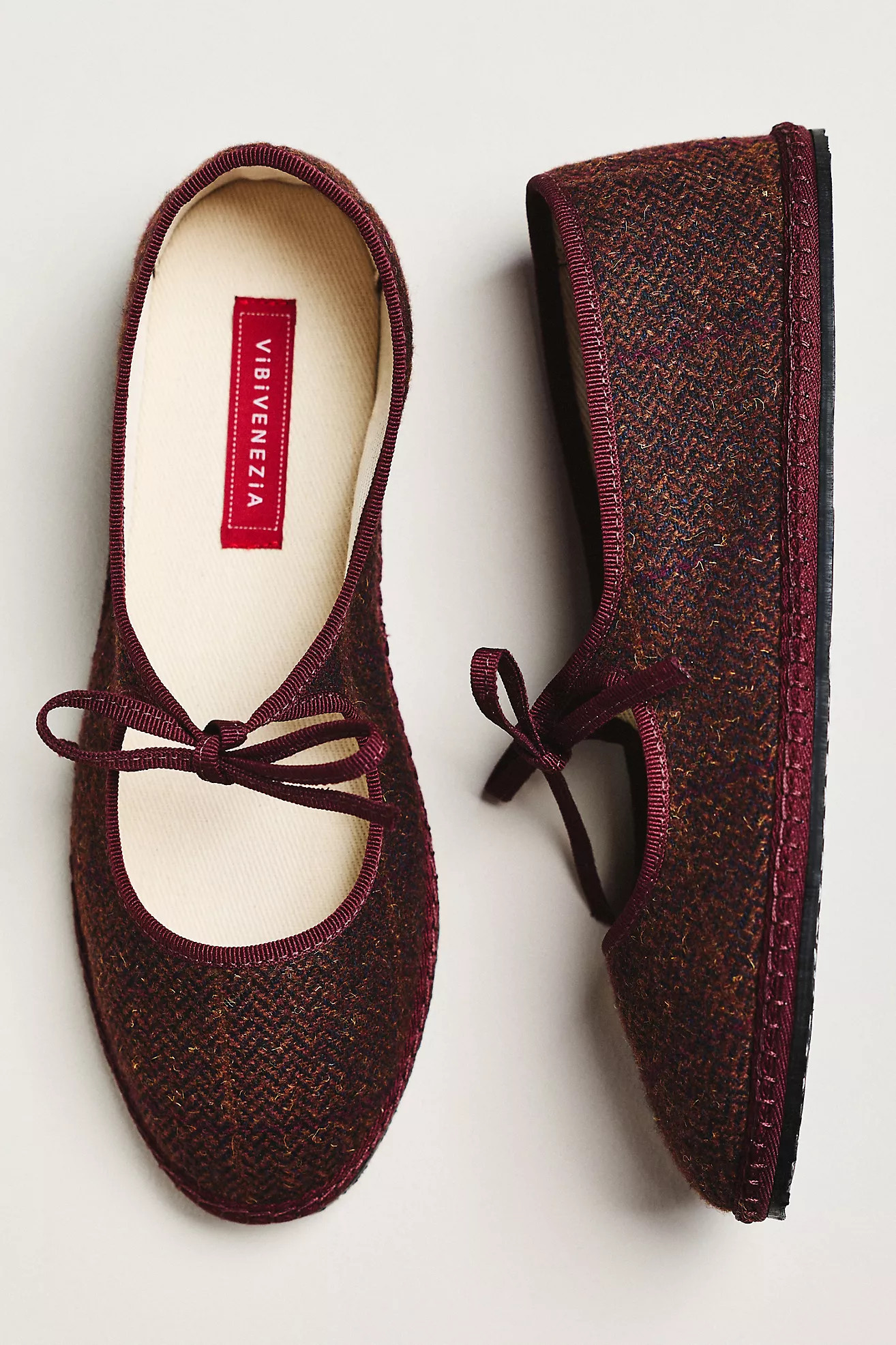 ViBi VENEZiA Brigitte Bow-Tie Mary Jane Flats | Anthropologie (US)