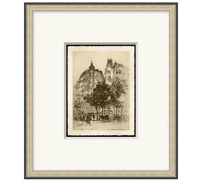 Boulevard Montparnasse Framed Print, 13 x 16" | Pottery Barn (US)