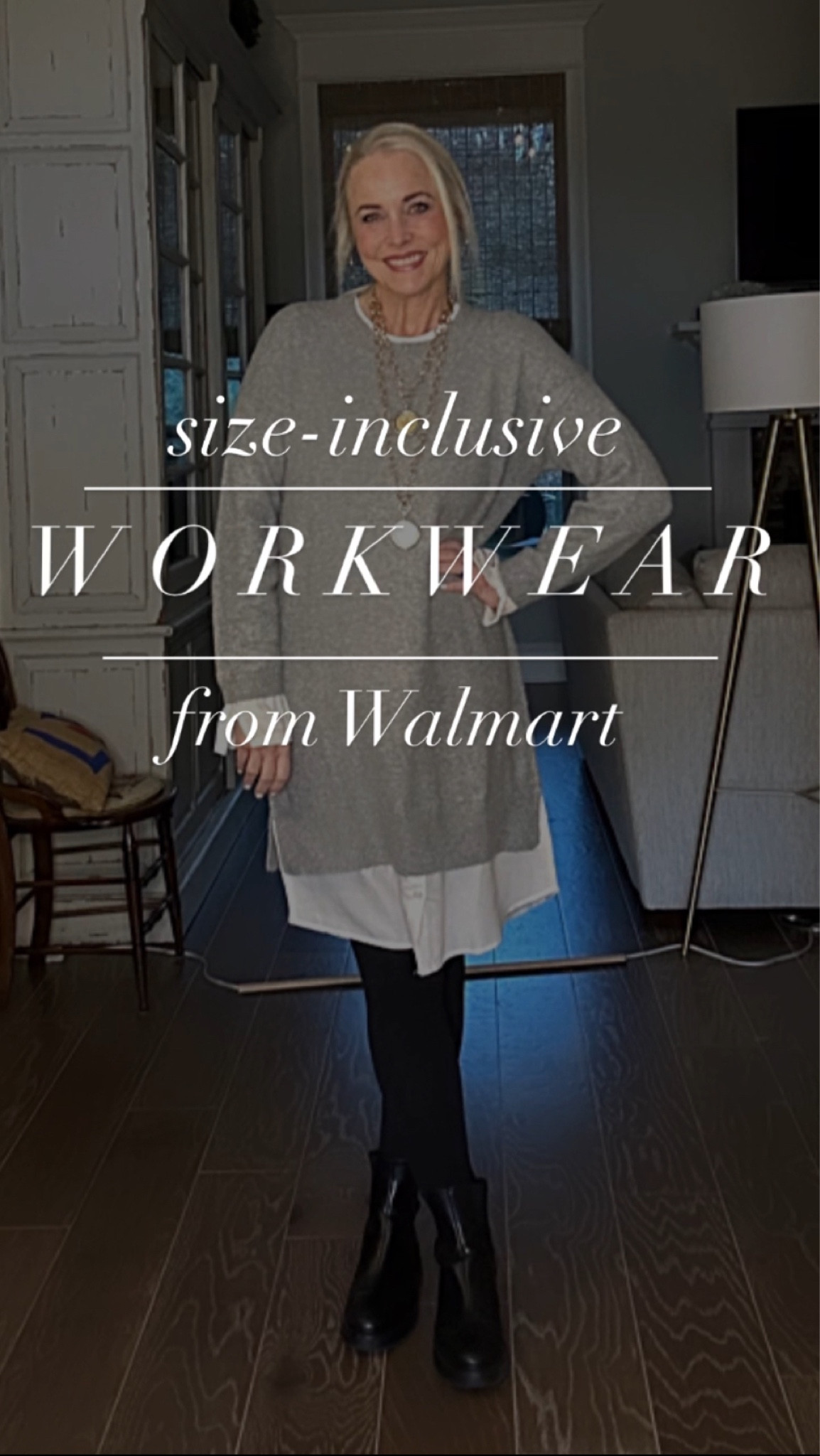 Today’s OOTD is a good one! If you’re looking for workwear that can take you into the next few months while it’s still chilly out but you want to feel a bit more spring-like, this is size-inclusive layered look sweater dress is for you. If you don’t like things too short, this is for you. It can be belted if you want to give it more shape! Comes XS-XXXL and in a beautiful pale pink for spring. It also comes in a black and in oatmeal. So many good choices. 

#LTKover40 #LTKworkwear #LTKSeasonal