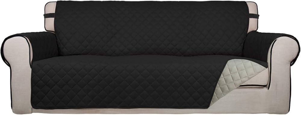 PureFit Reversible Quilted Sofa Cover, Water Resistant Slipcover Furniture Protector, Washable Co... | Amazon (US)