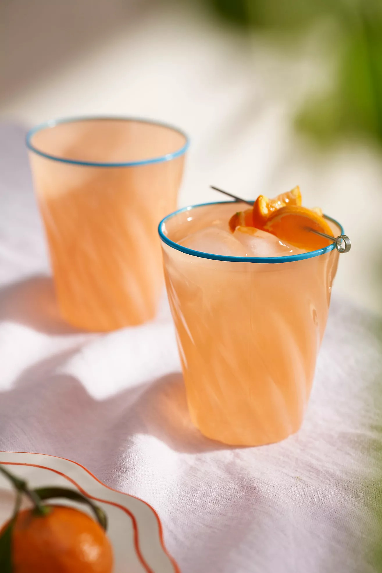 Colorful Swirl Glasses, Set of 2 | Anthropologie (US)