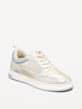 Shiny Low-Top Sneakers for Girls | Old Navy (US)