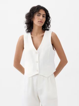 Linen-Cotton Vest | Gap (US)