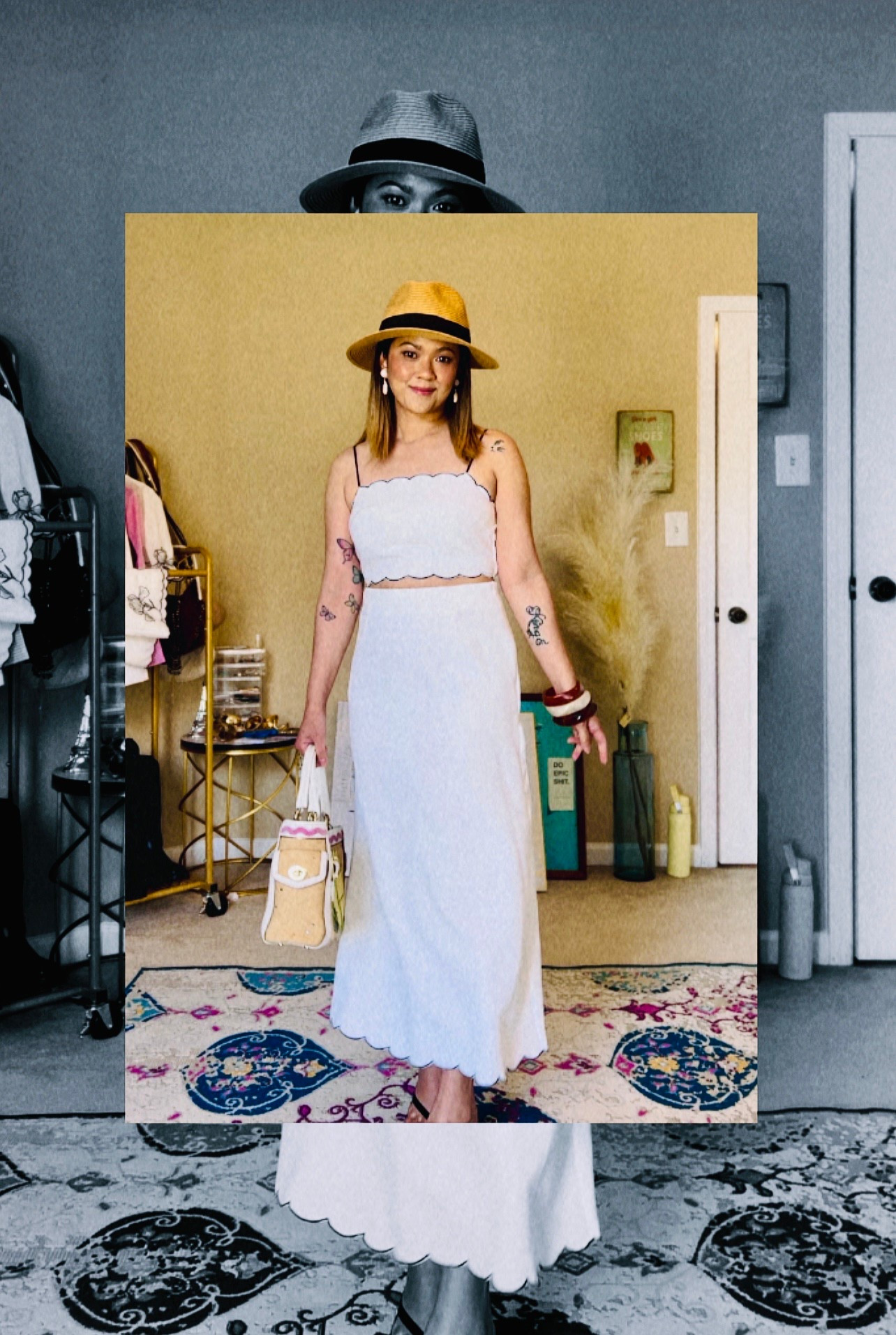 Effortless Island Chic
This matching scalloped set screams vacation-core meets garden party glam. The white on white keeps it crisp and elevated, while the natural textures of the hat and bag pull everything into that Memorial Day/summer-starter zone. This look is timeless, breathable, and chic enough to wear from brunch to an evening patio dinner. #matchingset #easyeroutfits #mothersdayoutfitinspo #vacationoutfitinspo 

#LTKFindsUnder100 #LTKPetite #LTKStyleTip