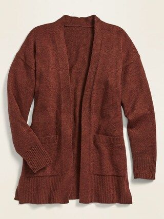 Long Open-Front Boyfriend Sweater for Girls | Old Navy (US)