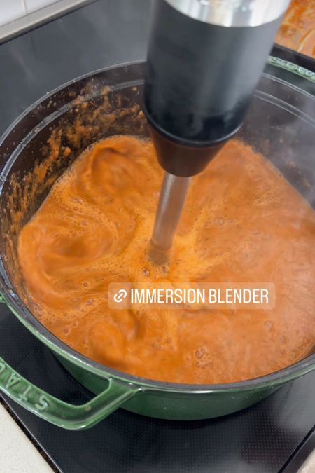 Linked my immersion blender below. Perfect for soup season!