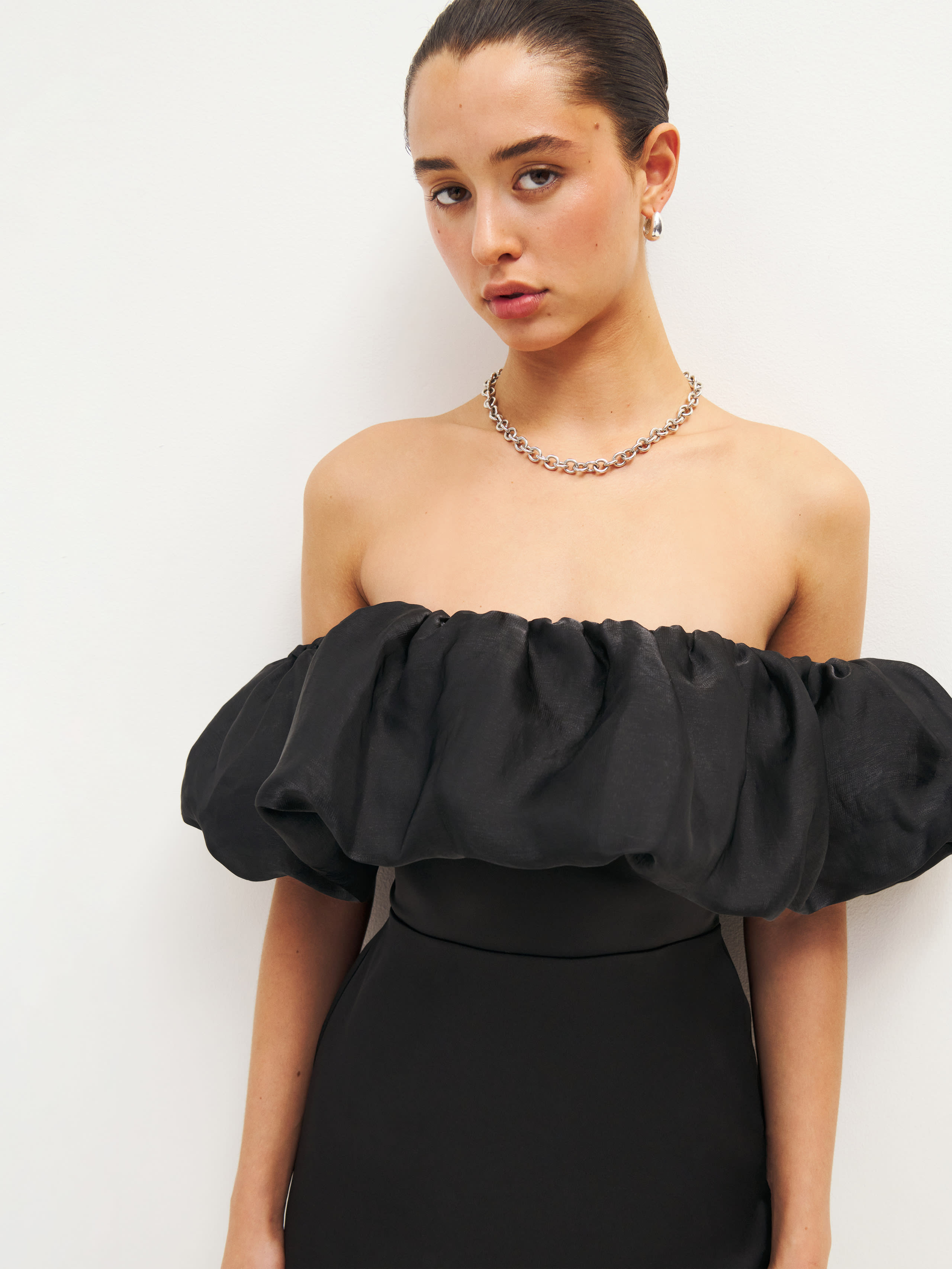 Alber Satin Dress | Reformation (Global)