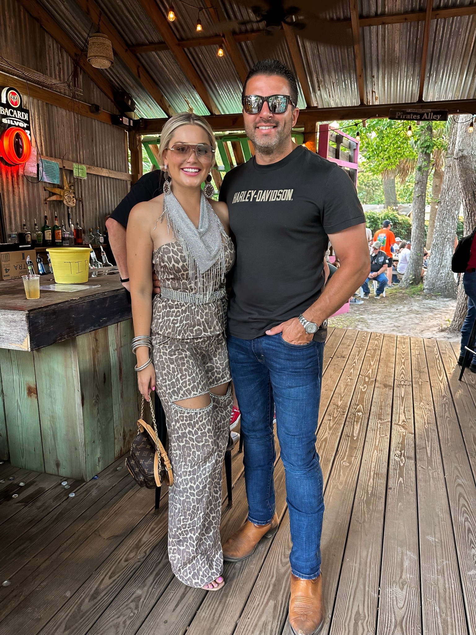 Bike week style!
Wearing size medium but should have ordered small - lots of stretch! 

#LTKParties #LTKFindsUnder100