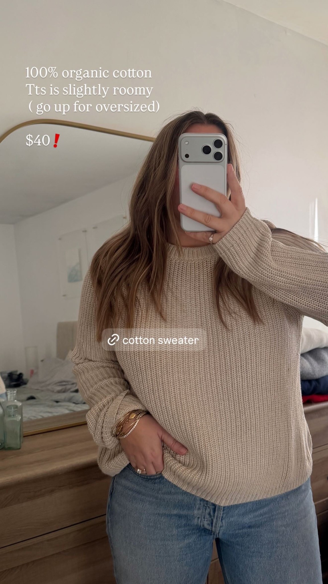 Quince cotton sweater 


#LTKgrwm #LTKootd #LTKdayinmylife