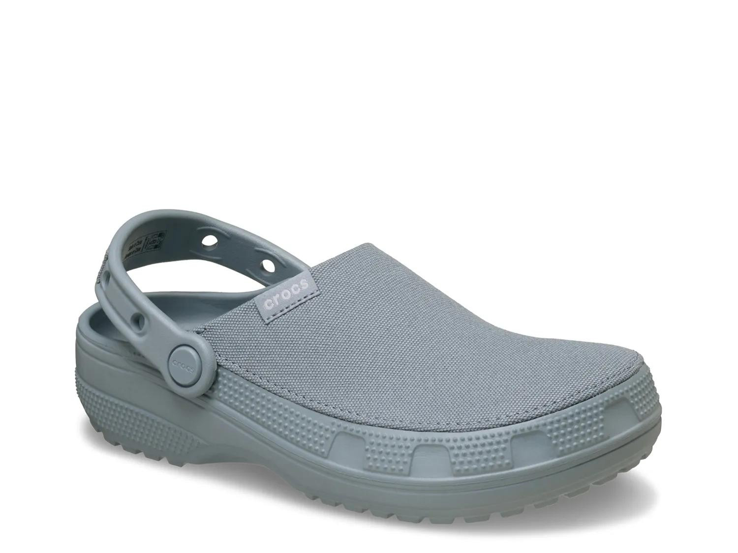 Crocs Classic Crafted Clog | Men | Women's | Grey | Size Women's 8 / Men's 6 | Clogs | Slip-Ons | DSW
