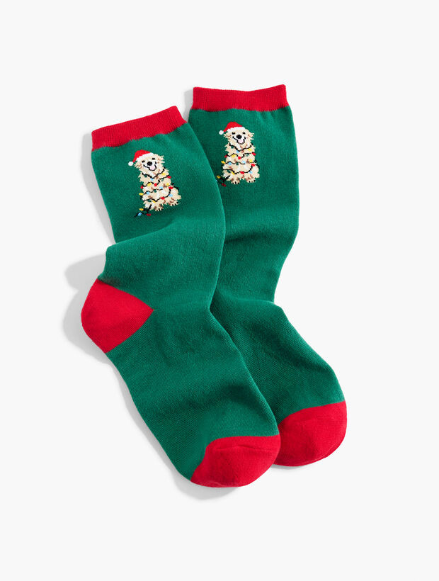 Festive Dog Trouser Socks | Talbots