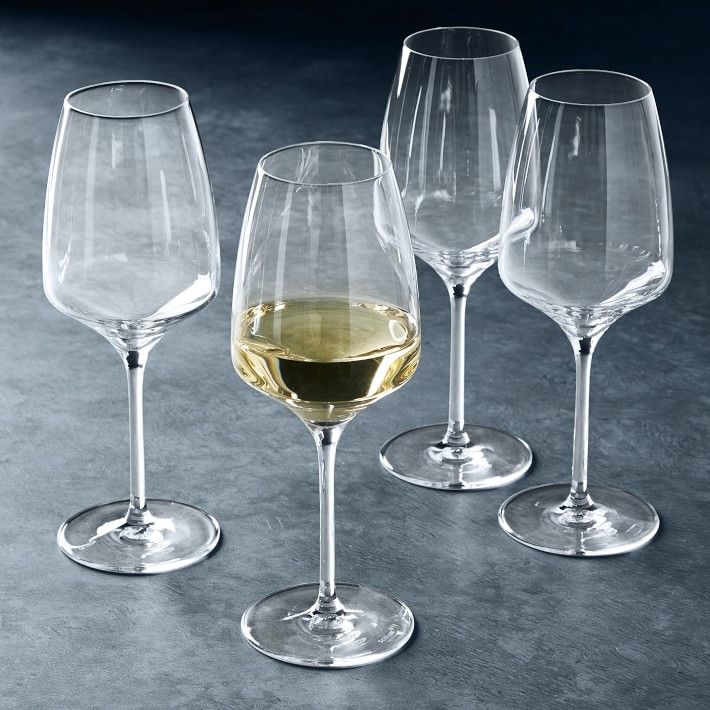 Open Kitchen by Williams Sonoma Angle White Wine Glasses, Set of 4 | Williams-Sonoma