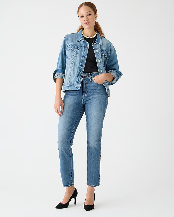 Curvy vintage slim-straight jean in Warm Surf wash | J. Crew US