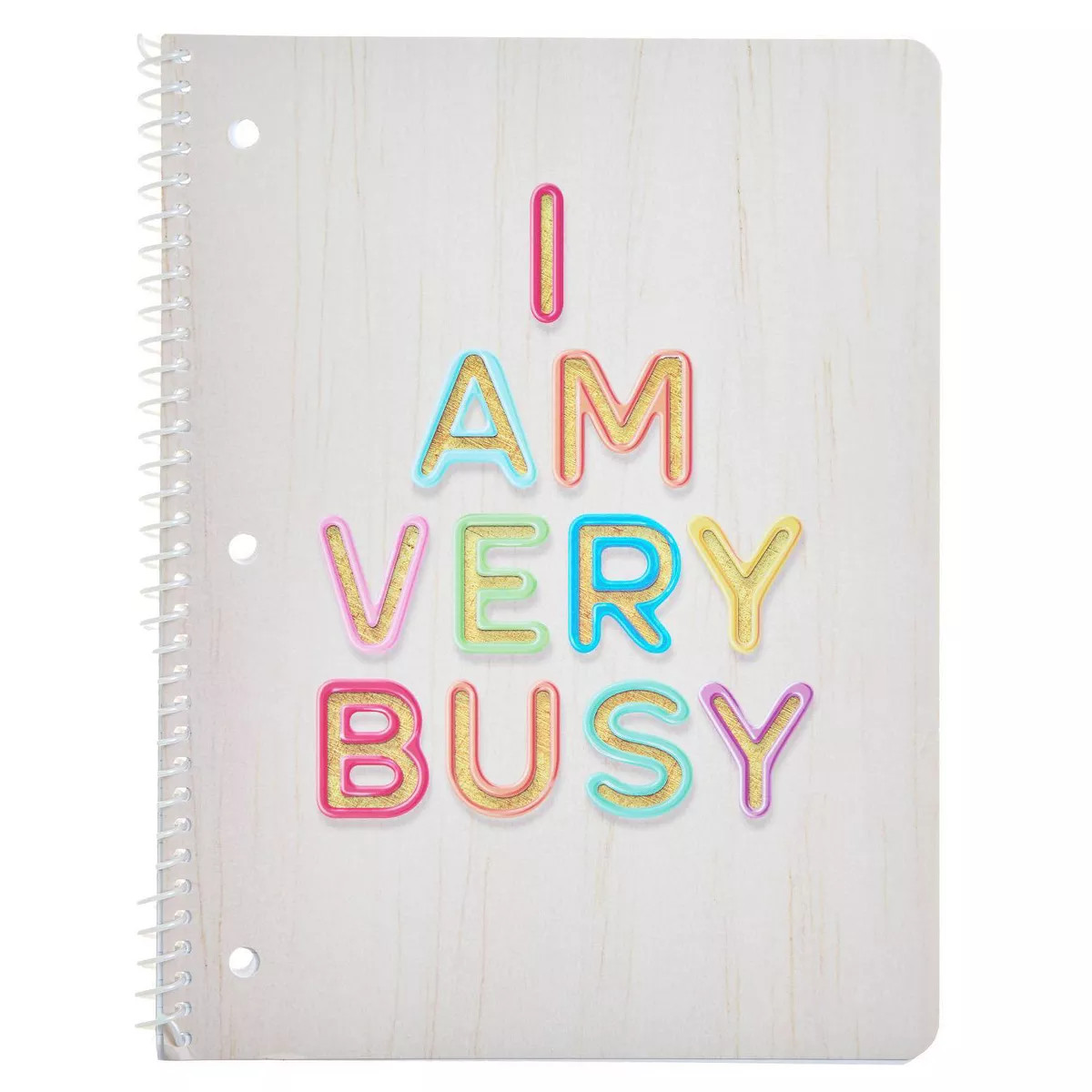 Gartner Studios Wabi Sabi Pattern I Am Very Busy Spiral Notebook, School Supplies | Target