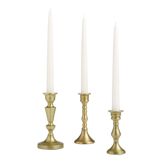 Antique Brass Classic Taper Candle Holder by World Market | World Market