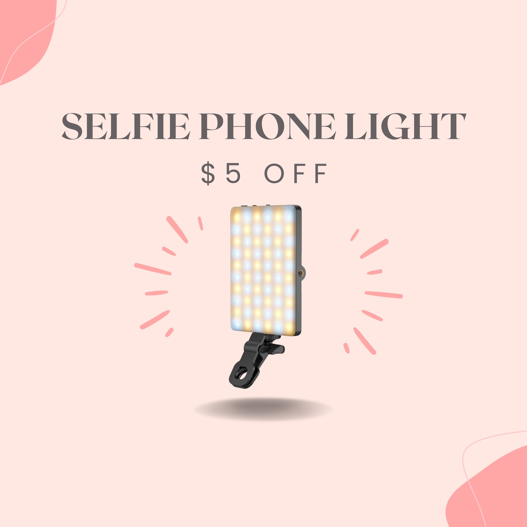 Whether you’re constantly taking product photos or could use better lighting for personal photos, videos, or Instagram stories, this selfie phone light is a MUST-HAVE! 

With a variety of different ways to mount to your phone, three different LED light modes, and the ability to adjust the brightness of each one, this is a completely customizable product that is so easy to use! It’s even small and compact enough to fit in a purse/belt bag😱

Don’t think twice before snagging this gadget - it’s currently $5 off! 💡

#LTKHoliday #LTKsalealert #LTKfamily