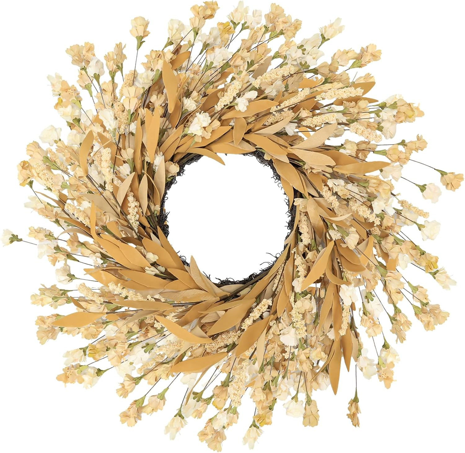 24'' Fall Wreaths for Front Door,Autumn Wreath,Fall Door Wreath,Spring Wreath,Fall Decorations fo... | Amazon (US)