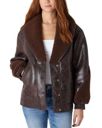 BLANKNYC Sherpa Trim Jacket  | Bloomingdale's Women Coats & Jackets Fall Jackets | Bloomingdale's (US)