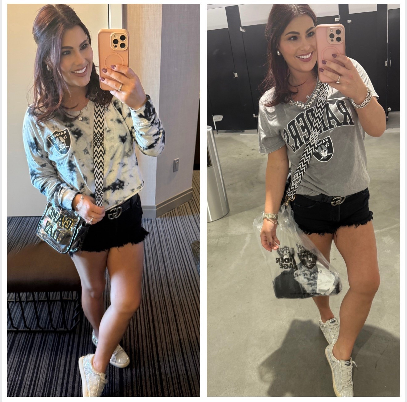 Raider game day outfit 🖤🩶

#LTKShoeCrush #LTKU #LTKSeasonal