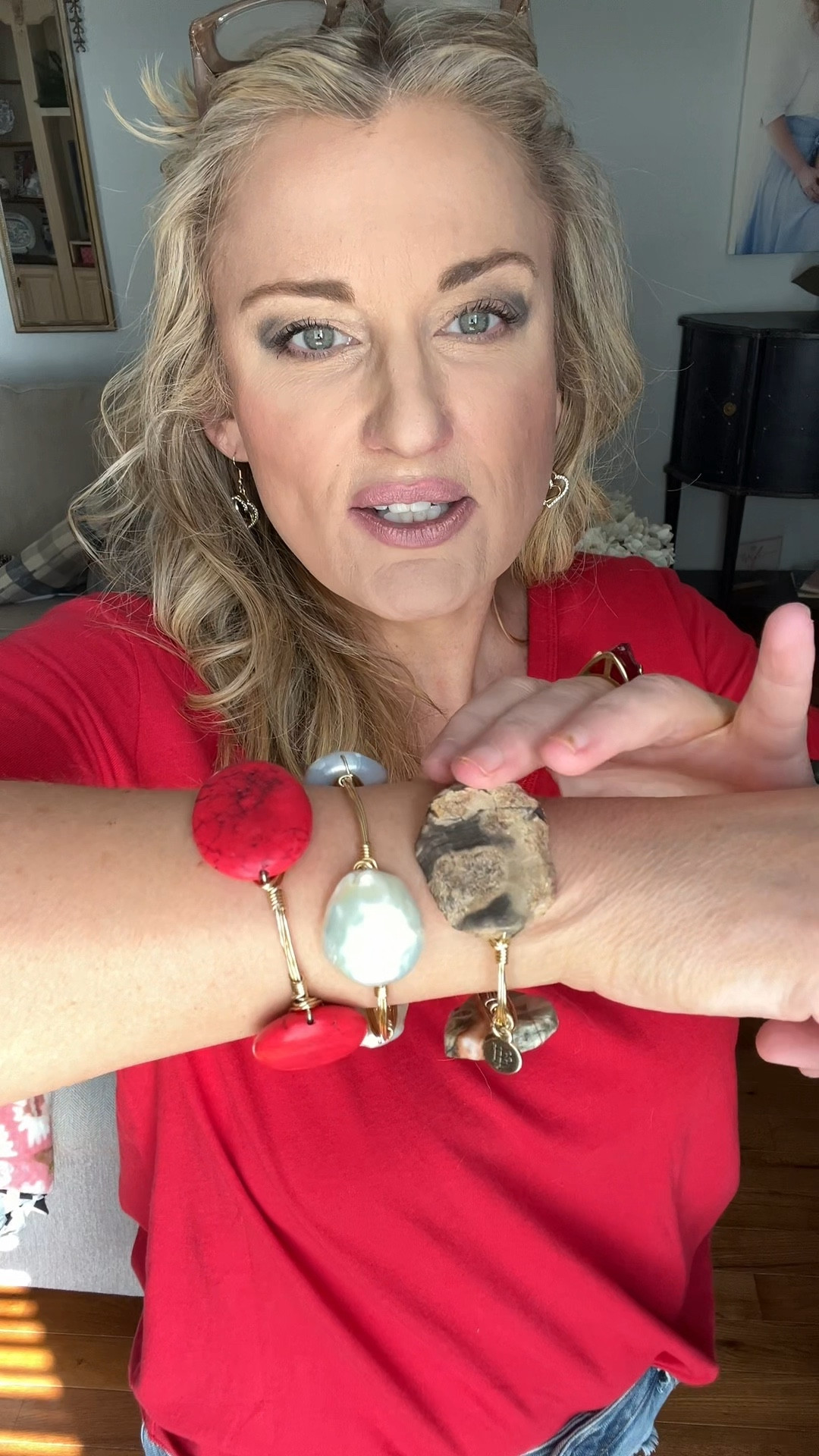 I love wearing bracelet stacks, odd numbers always 

#LTKWorkwear #LTKootd #LTKmomlife