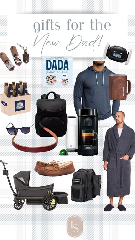 Father's Day gift guide for the new dad! Lots of fun ideas including robes, comfortable clothes, coffee accessories, slippers, bags and more

#LTKSeasonal #LTKGiftGuide #LTKMens