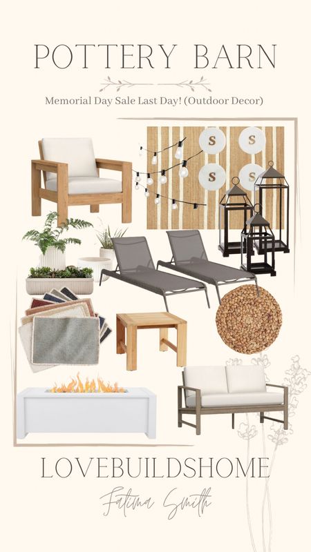 @PotteryBarn still has one last day for their Memorial Day sale! Here are some outdoor decor finds from that sale!

|Pottery Barn|Pottery Barn sale|Pottery Barn outdoor|outdoor decor|sale alert|outdoor furniture|sale|summer|Memorial Day|

#LTKSeasonal #LTKhome #LTKsalealert