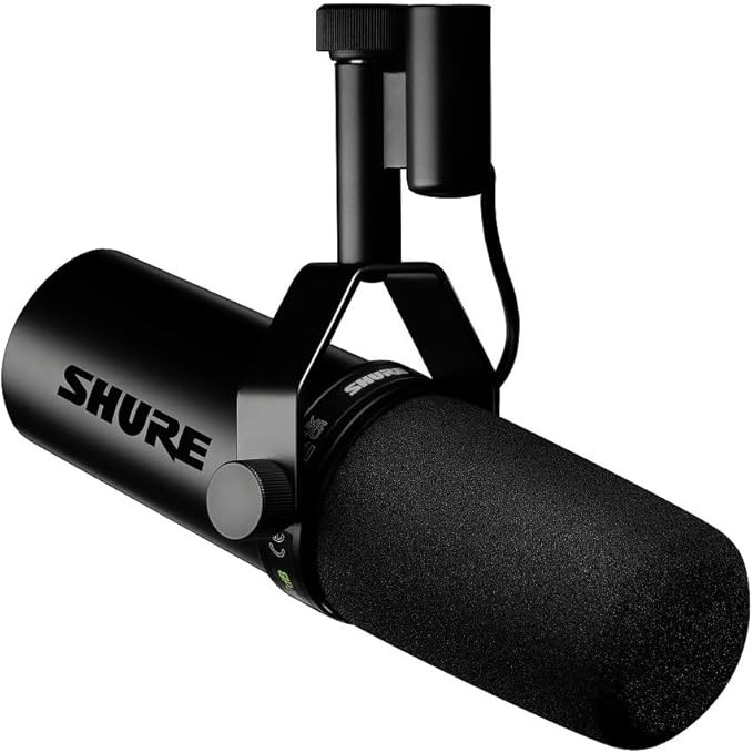 Shure SM7dB Dynamic Vocal Microphone with Built-in Preamp – Studio Mic for Streaming, Podcastin... | Amazon (US)