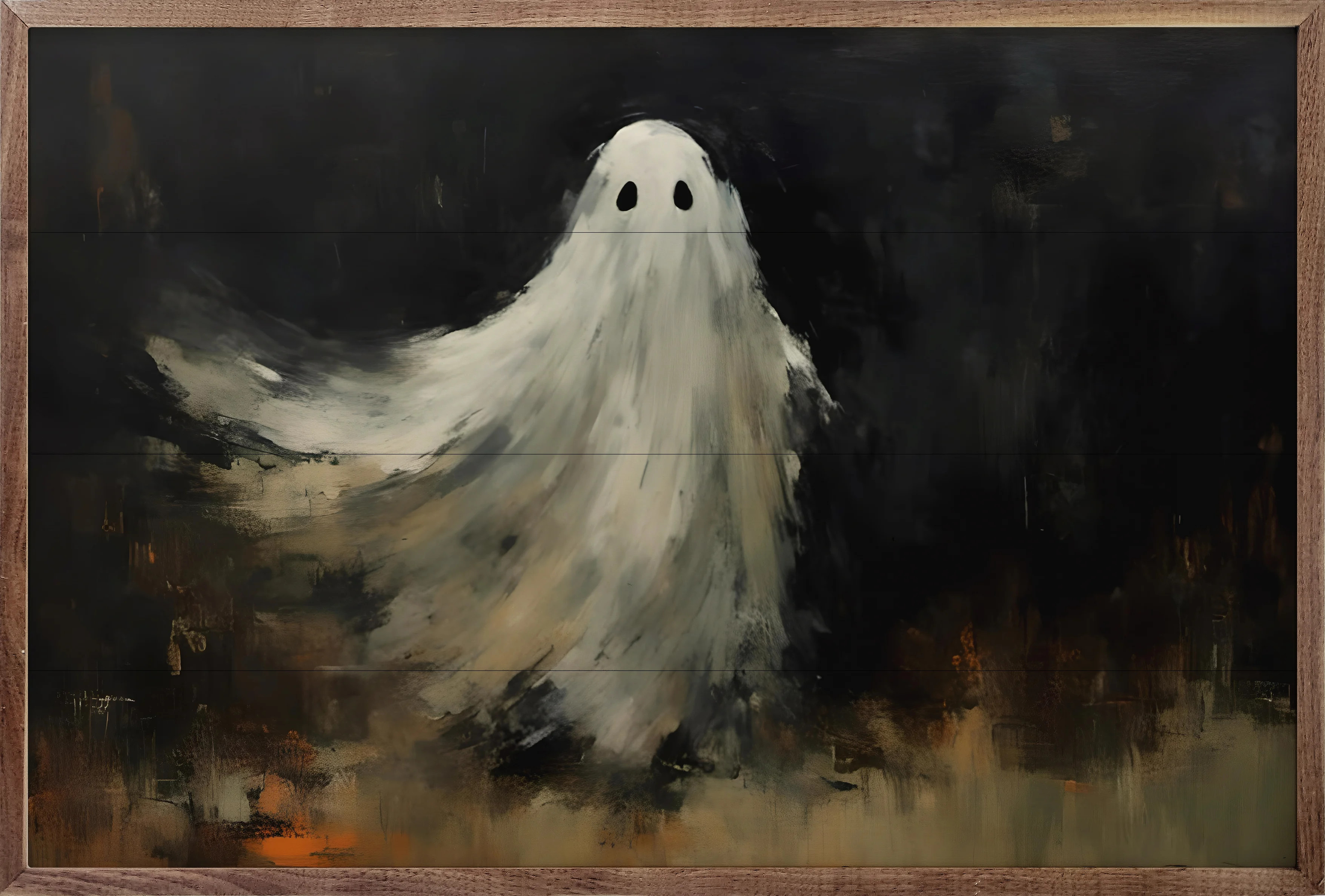 Ghost Portrait " on Wood | Wayfair North America