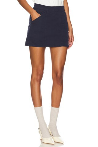 NSF Joelle Mini Skirt in Navy from Revolve.com | Revolve Clothing (Global)