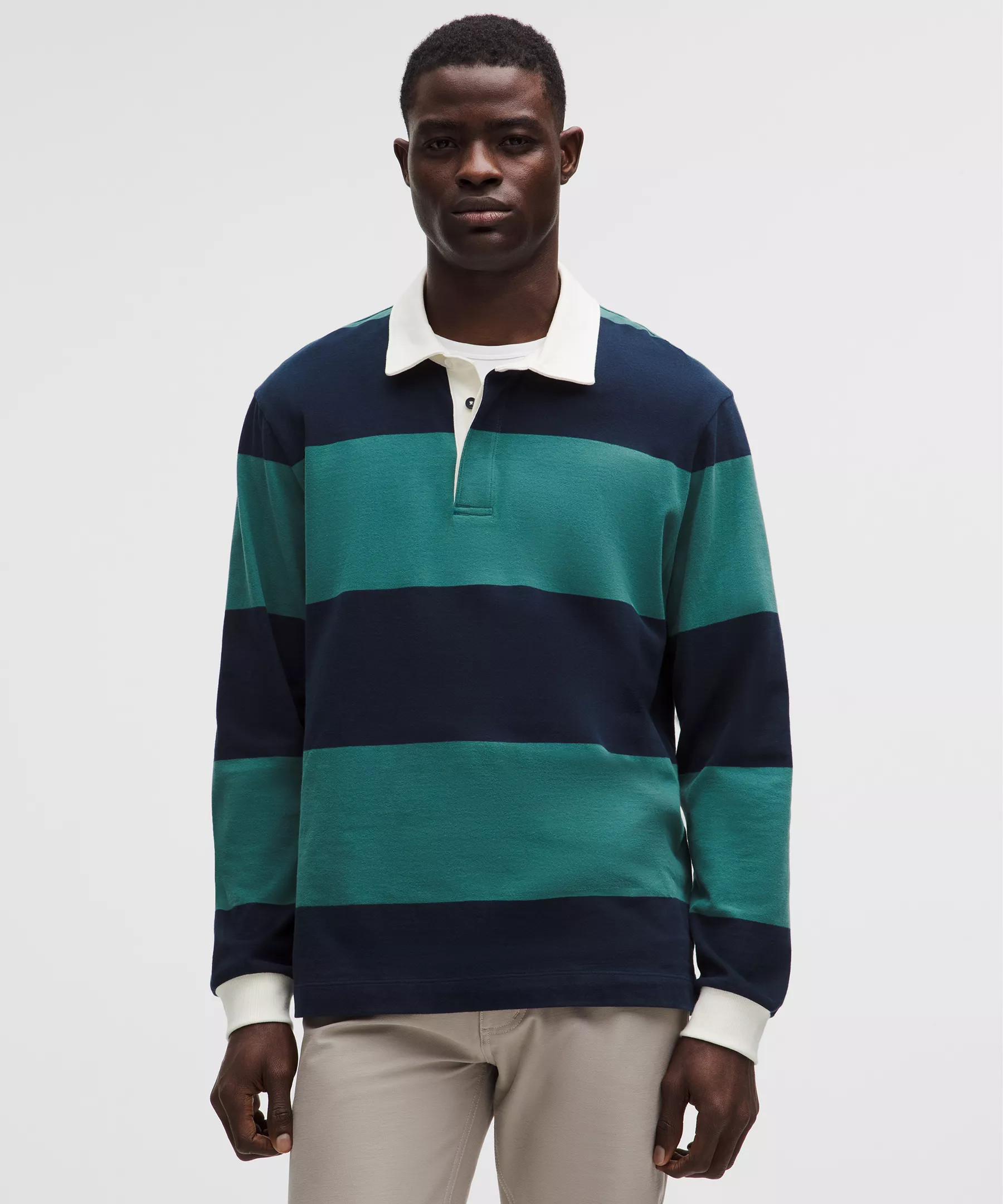 Long-Sleeve Cotton Rugby Shirt | Lululemon (US)