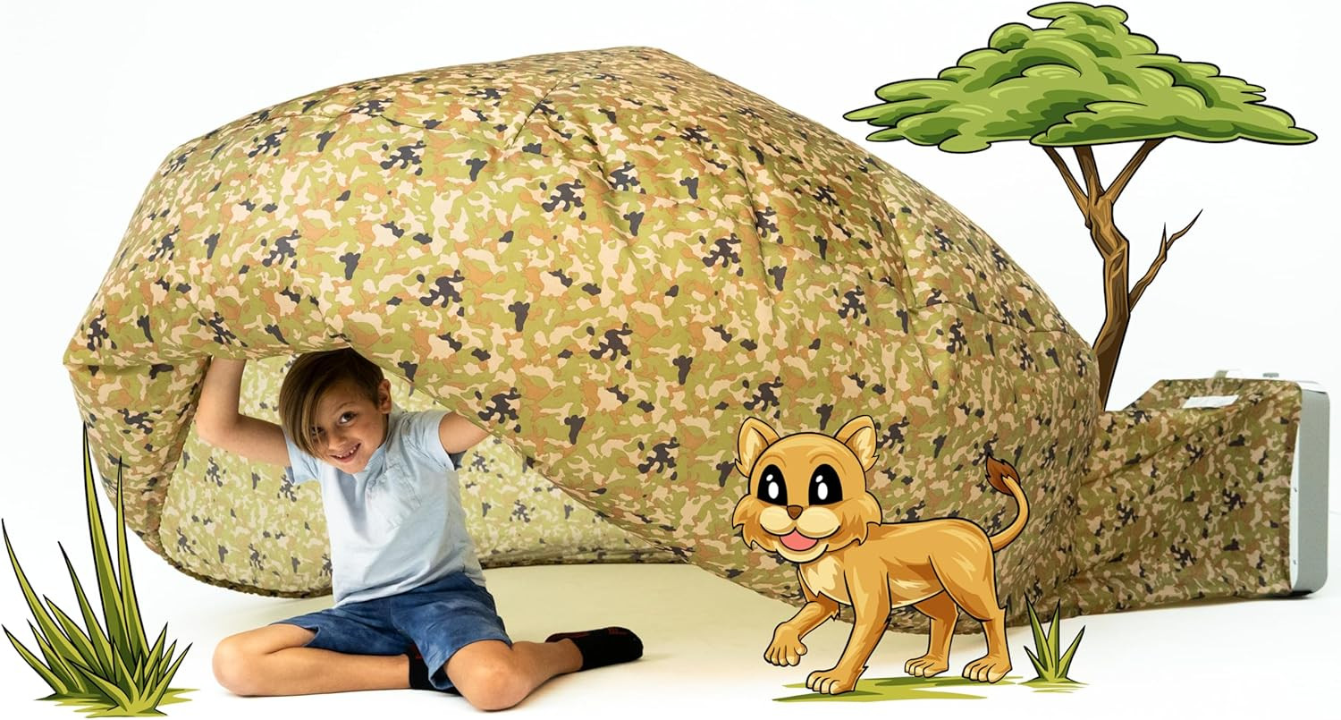 The Original Patented AirFort - Build A Fort in 30 Seconds, Inflatable Fort for Kids, Play Tent f... | Amazon (US)
