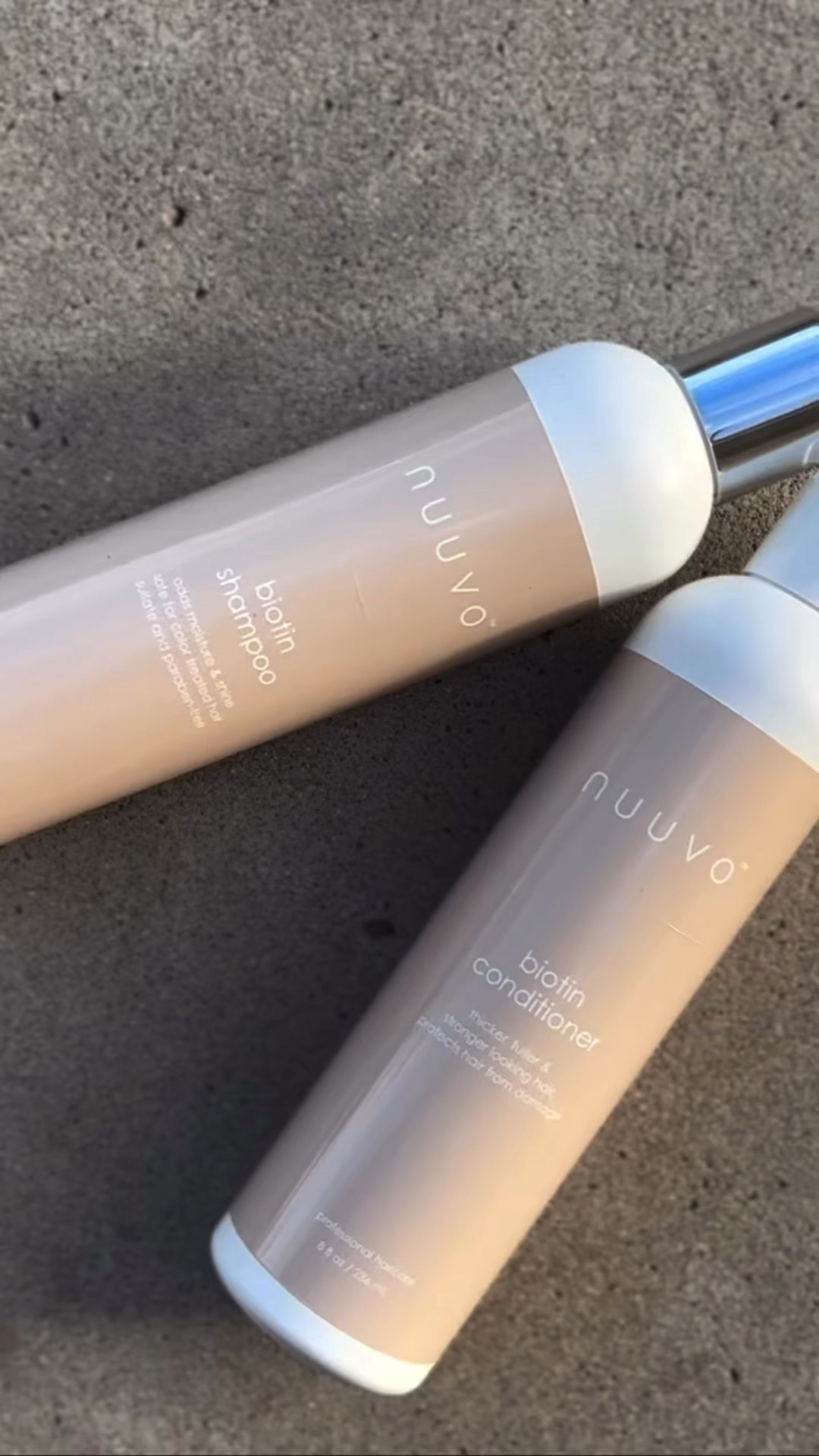 Here’s a clean, polished version that still sounds like you — warm, excited, and salon-pro:

Something new is coming to Nuuvo Haircare and I’m so excited! Our Biotin Shampoo and Conditioner is about to be a total game changer for healthy hair growth and stronger, fuller-looking strands. #LTKBeauty @nuuvohaircare