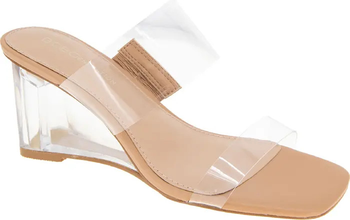 BCBGeneration Lorie Wedge Slide Sandal (Women) | Nordstrom | Nordstrom