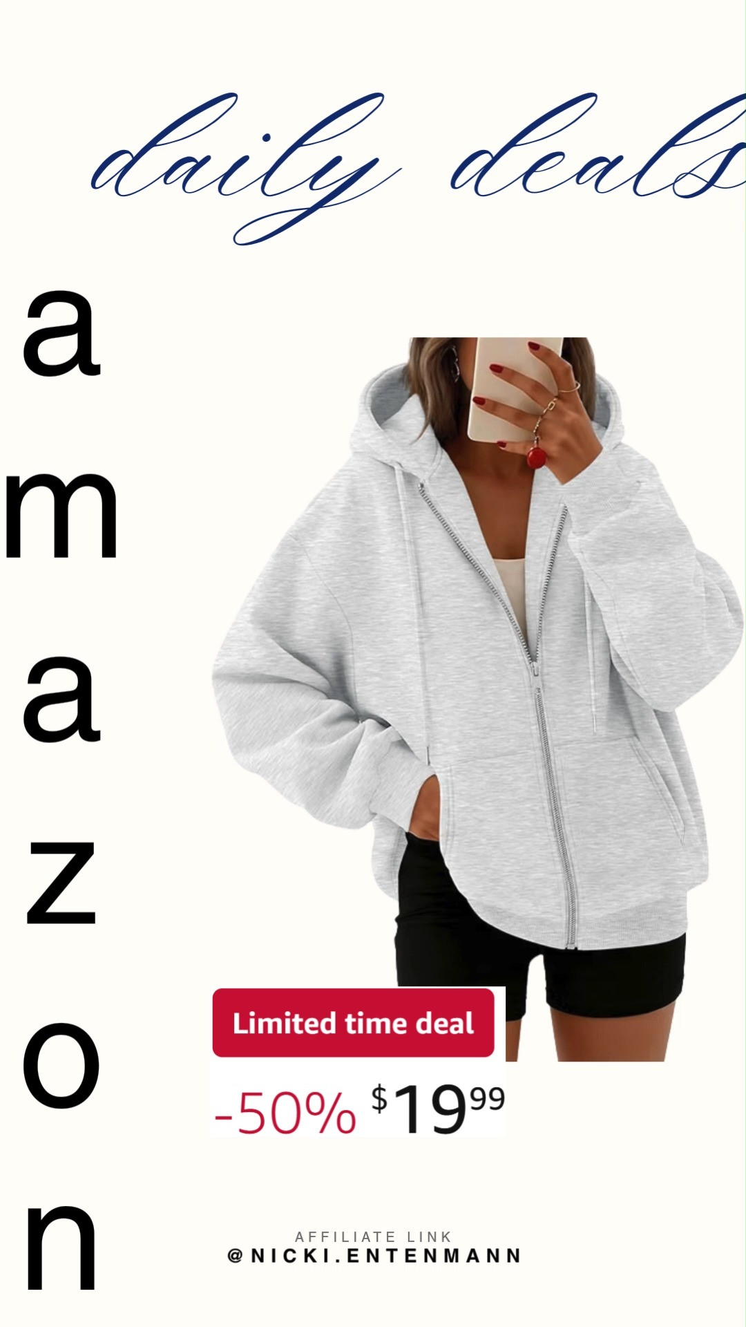 Stay effortlessly cool with Womens Oversized Zip Up Hoodies Y2K Fall Sweatshirts crafted for cozy flair. Perfect for layering, it blends comfort, style, and confidence seamlessly. #y2khoodie #zipuphoodie #fallsweatshirt #womensfashion #casualoutfits #streetwearstyle #styleessentials #ootdfashion #amazonfinds #shoppingdeal 🧥🍂✨ 

 #LTKdayinmylife #LTKootd #LTKSaleAlert
