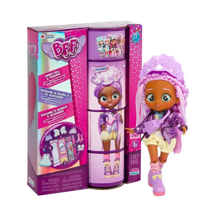 Cry Babies BFF Phoebe Fashion Doll with 9+ Surprises | Target