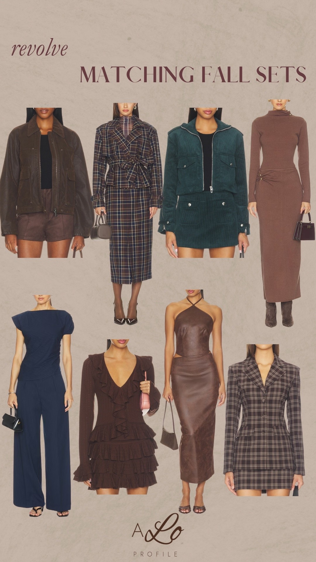 Matching Sets for Fall via Revolve // fall outfit, fall fashion, fall style, fall transition, transitional fall outfit, fall collection, fall outfit ideas, fall inspo, fall wardrobe, outfits for fall