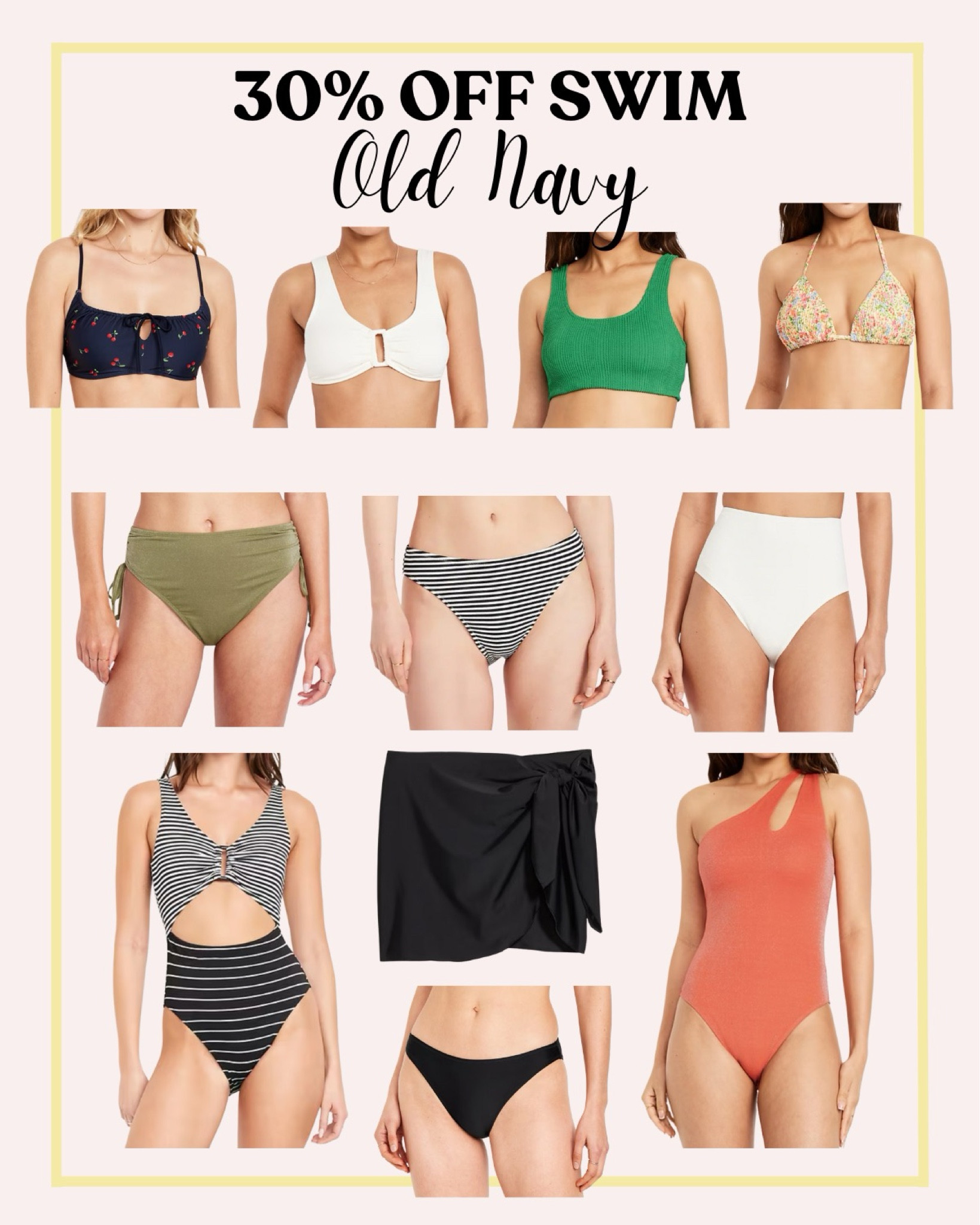 30% off swim at Old Navy!! 

#LTKSwim #LTKSaleAlert #LTKTravel