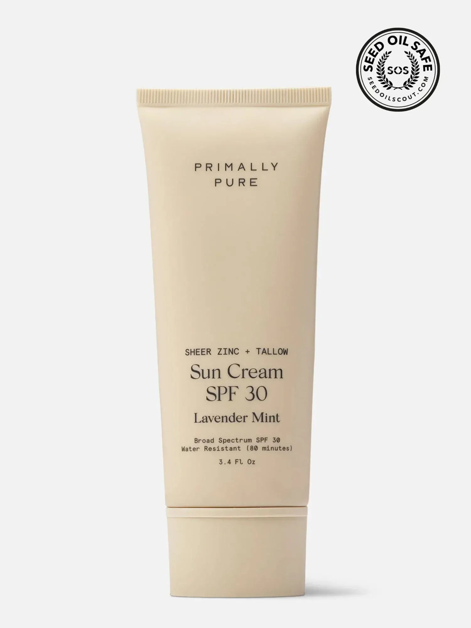 Sun Cream SPF 30 | Organic & Tallow-Based | Primally Pure | Primally Pure
