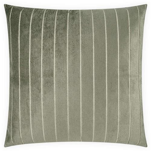 Sloane Modern Sage Pinstripe Decorative Throw Pillow - 24x24 | Kathy Kuo Home