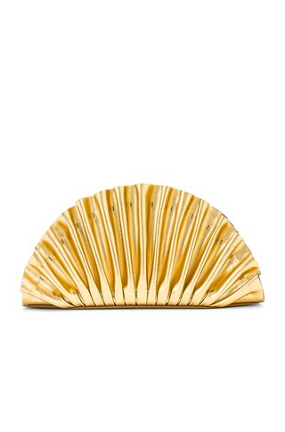 Cult Gaia Nala Mini Clutch in Metallic Gold | FWRD 