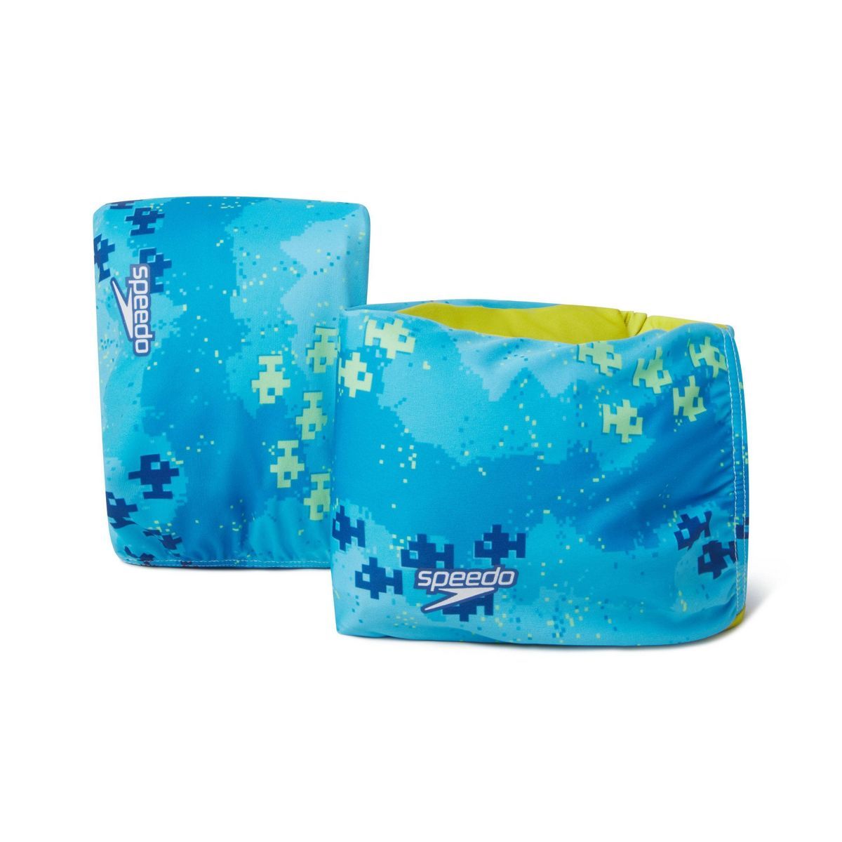 Speedo Toddler Fabric Armband - Blue/Yellow Fish | Target