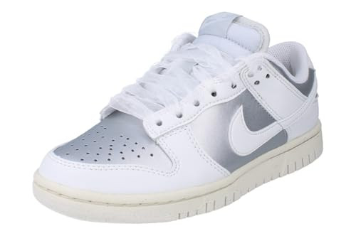 Nike Womens Dunk Low Next Nature Trainers IB7311 Sneakers Shoes (UK 7.5 US 10 EU 42, Metallic Platinum Summit White 001) | Amazon (US)