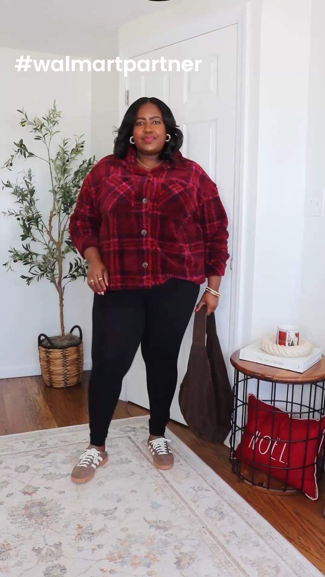 @walmartstyle plus size winter outfit. #walmartpartner #walmartstyle 

#LTKFindsUnder50 #LTKPlusSize