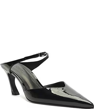 Schutz Laurie Patent Leather Mules - 7 | Dillard's
