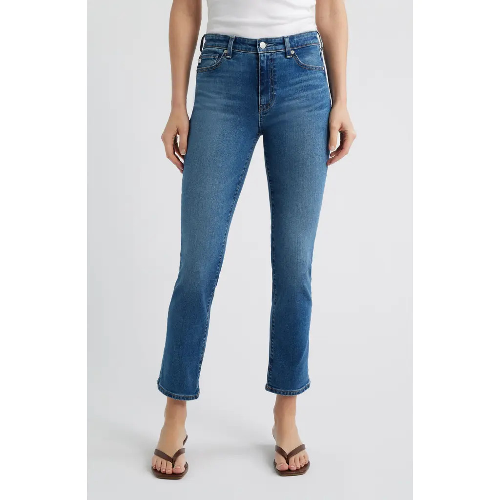 AG Mari Slim Straight Leg Jeans in Lake Tahoe at Nordstrom, Size 26 | Nordstrom
