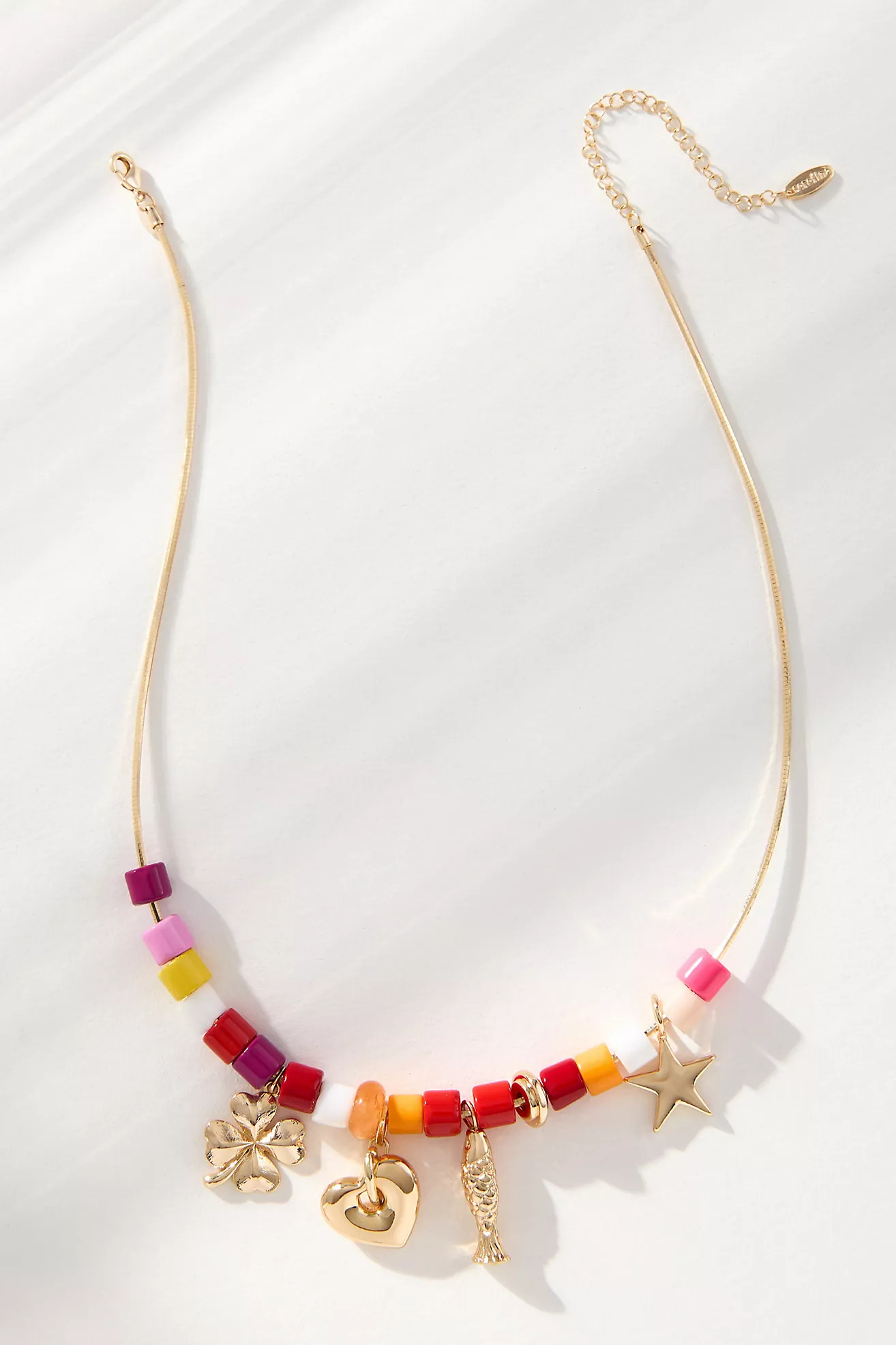 Beaded Charm Necklace | Anthropologie (US)