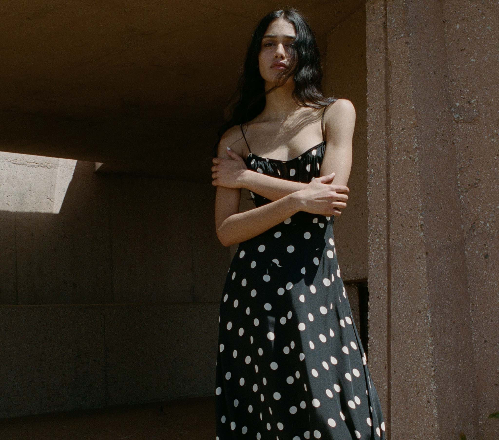 Rosaria Dress - Solstice Sky | DÔEN | DOEN